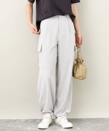 MK MICHEL KLEIN | 2024AW/裾ドロスト2wayカーゴパンツ/洗える(カーゴパンツ)