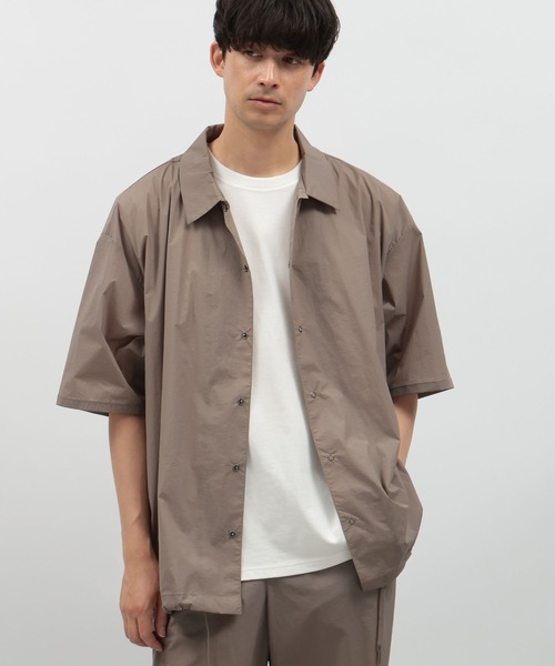 LAKOLE(ラコレ)の「さらさらナイロンコーチシャツ / 133139(シャツ/ブラウス・メンズ・ブラック/ライトグレー/キャメル・MEDIUM/LARGE/X-LARGE)」の15枚目の写真