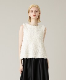 【LOULOU WILLOUGHBY】MIX TWEEDプルオーバー