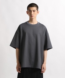 ギザコットンダブルステッチプルオーバー