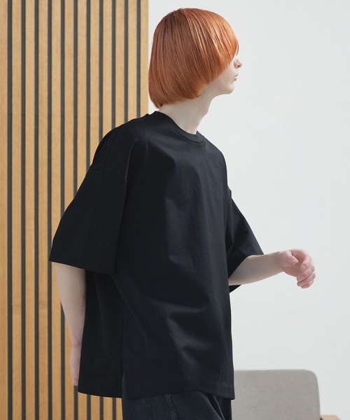 STERNBERG（スタンバーグ）の「ギザコットンダブルステッチプルオーバー（Tシャツ/カットソー・メンズ・ライラック/グレー/ブラック・LARGE/MEDIUM）」の2枚目の写真