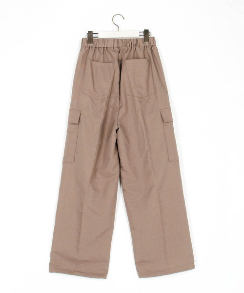 NICOLE CLUB(ニコル クラブ)の「ナイロンツイルカーゴパンツ(カーゴパンツ・レディース・ブラック/グレー/ベージュ・MEDIUM)」の14枚目の写真