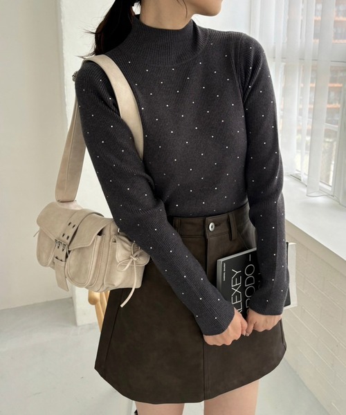 one after another NICE CLAUP（ワンアフターアナザーナイスクラップ）の「ベルトデザインショルダーバッグ（ショルダーバッグ・レディース・ブラック/アイボリー/ワインレッド/ブラウン・FREE）」の13枚目の写真