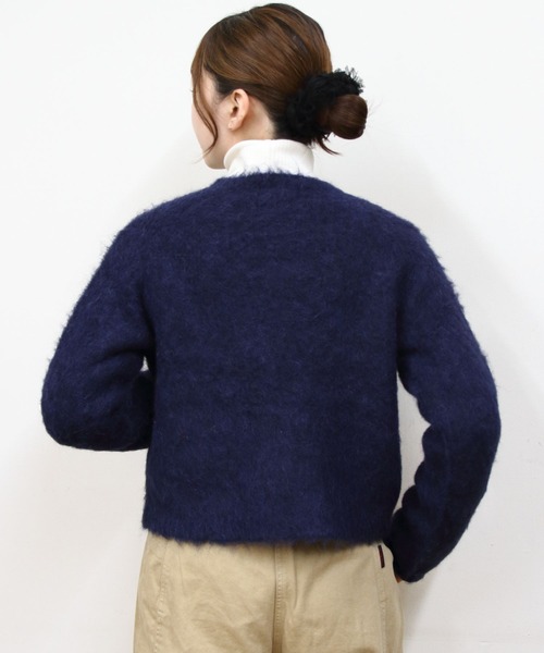 セール】GYMPHLEX/ジムフレックス シャギーニットカーディガン SHAGGY