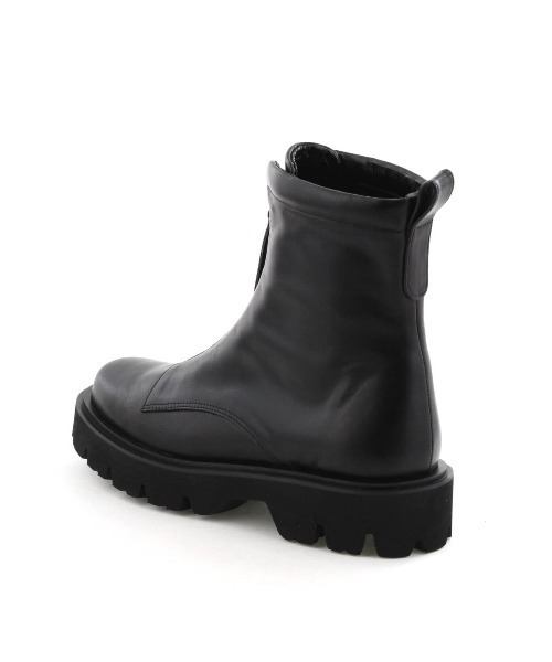 HIMIKO（ヒミコ）の「【Made in Japan】【撥水】フロントジップブーツ/641409（ブーツ・レディース・ブラウン/アイボリー/ブラック・24.5cm/24.0cm/23.5cm/23.0cm/22.5cm/25.5cm/25.0cm/22.0cm/26.0cm/26.5cm/21.5cm）」の8枚目の写真