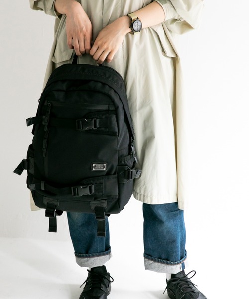 AS2OV(アッソブ)の「【AS2OV/アッソブ】 CORDURA DOBBY 305D DAY PACK / バックパック デイパック(バックパック/リュック・メンズ・ブラック/カーキ・FREE)」の3枚目の写真