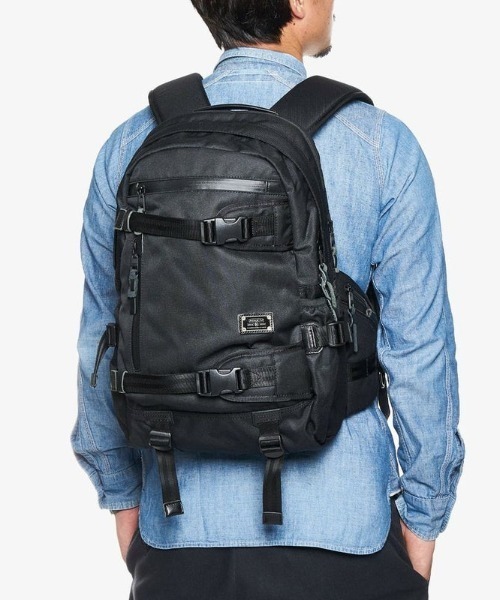 AS2OV(アッソブ)の「【AS2OV/アッソブ】 CORDURA DOBBY 305D DAY PACK / バックパック デイパック(バックパック/リュック・メンズ・ブラック/カーキ・FREE)」の14枚目の写真