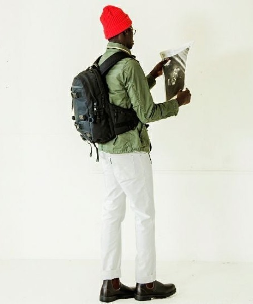 AS2OV(アッソブ)の「【AS2OV/アッソブ】 CORDURA DOBBY 305D DAY PACK / バックパック デイパック(バックパック/リュック・メンズ・ブラック/カーキ・FREE)」の17枚目の写真