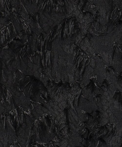 DRESKIP（ドレスキップ）の「◆【洗える】上品な甘さ フリンジ ジャカード5分袖ブラウス（シャツ/ブラウス・レディース・オフホワイト/ピンク系/ブラック・02/03/04）」の4枚目の写真