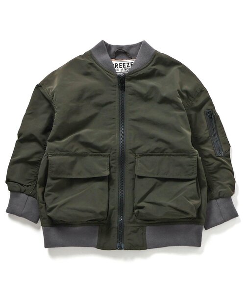 W closet MA-1ブルゾン　カーキー　ジャンパー セール】【WEB限定】MA-1ジャケット（MA-1）｜BREEZE（ブリーズ