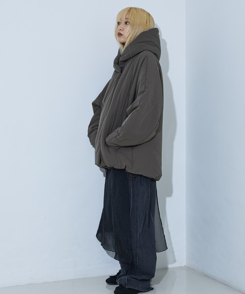 中綿 ボリューム フード ブルゾン（ダウンジャケット/コート）｜NOMINE