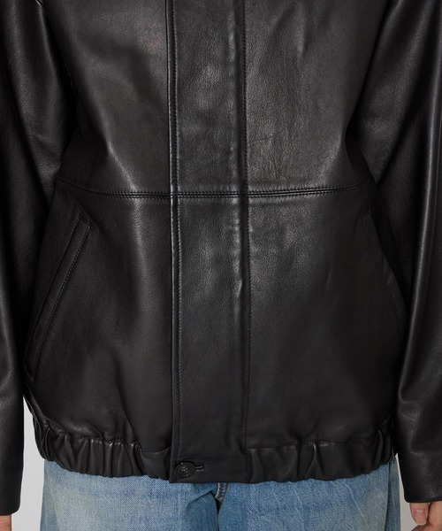 BABYLONE（バビロン）の「レザーカバーオールジャケット（カバーオール