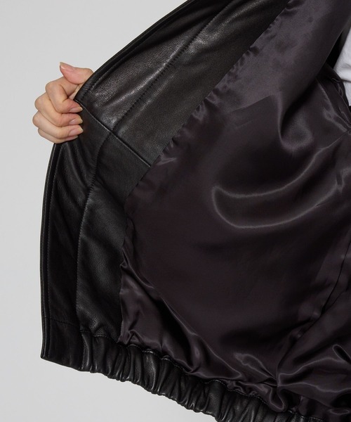 BABYLONE（バビロン）の「レザーカバーオールジャケット（カバーオール