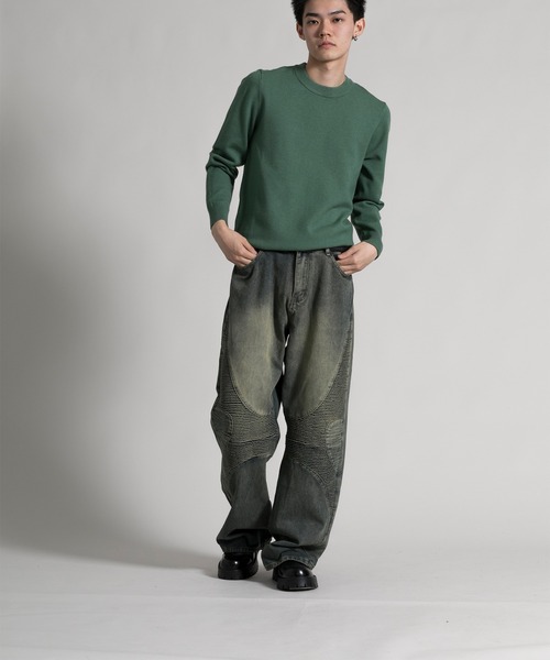 aimoha(アイモハ)の「【aimoha neo】 Stylish Worn-Look Denim(デニムパンツ・メンズ・ブルー・MEDIUM/LARGE/X-LARGE/XX-LARGE)」の20枚目の写真