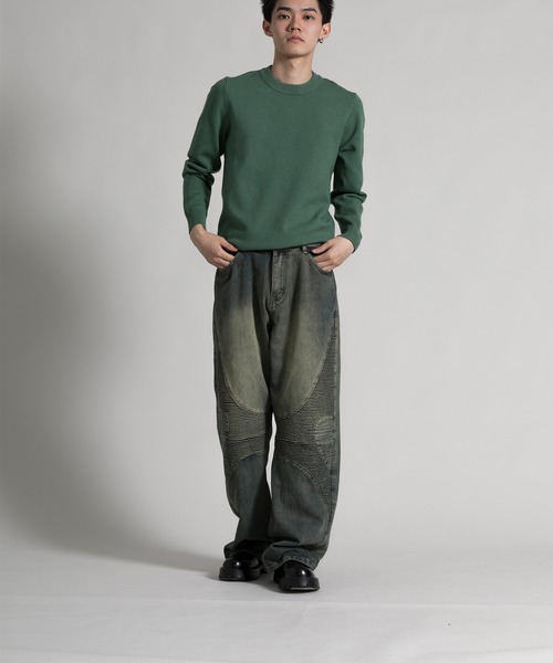 aimoha(アイモハ)の「【aimoha neo】 Stylish Worn-Look Denim(デニムパンツ・メンズ・ブルー・MEDIUM/LARGE/X-LARGE/XX-LARGE)」の21枚目の写真
