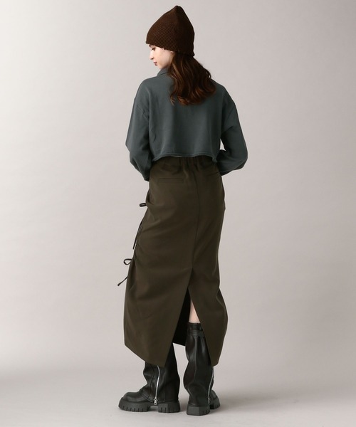 FOREVER 21(フォーエバー トゥエンティーワン)の「【2024FW】リボンドロストスカート(スカート・レディース・グリーン/ブラック・MEDIUM/SMALL)」の5枚目の写真
