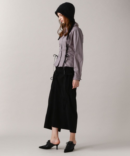 FOREVER 21(フォーエバー トゥエンティーワン)の「【2024FW】リボンドロストスカート(スカート・レディース・グリーン/ブラック・MEDIUM/SMALL)」の8枚目の写真