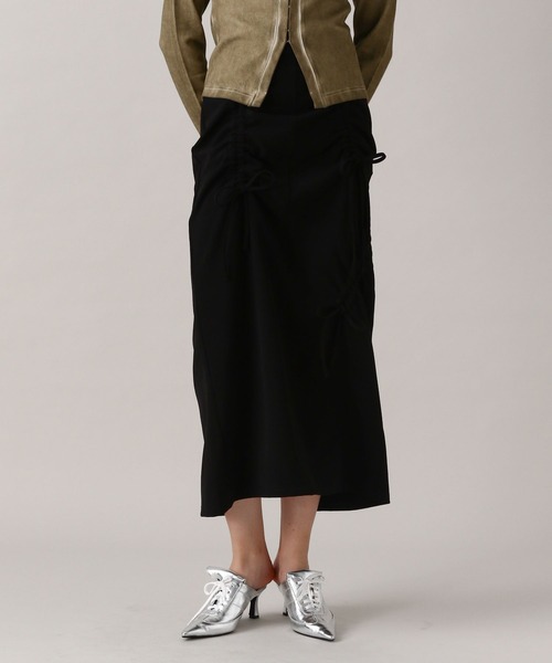 FOREVER 21(フォーエバー トゥエンティーワン)の「【2024FW】リボンドロストスカート(スカート・レディース・グリーン/ブラック・MEDIUM/SMALL)」の13枚目の写真
