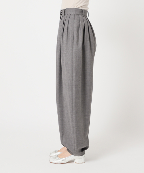 CITYSHOP（シティーショップ）の「《追加》VOLUME WOOL パンツ（その他パンツ・レディース・ブラック/グレー・36/38）」の14枚目の写真