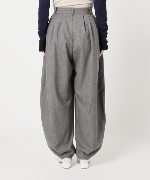 CITYSHOP（シティーショップ）の「《追加》VOLUME WOOL パンツ（その他パンツ・レディース・ブラック/グレー・36/38）」の15枚目の写真