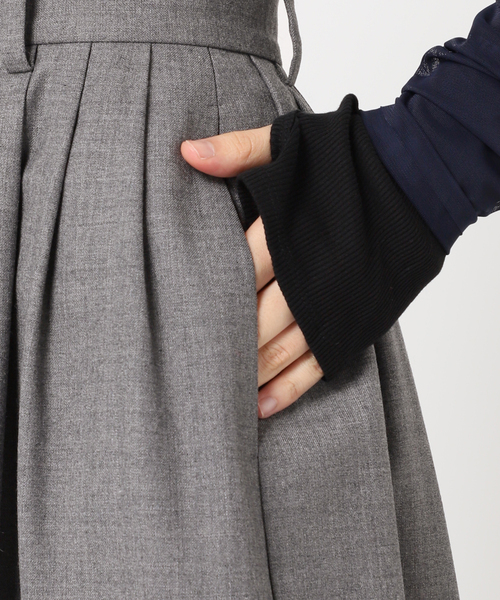 CITYSHOP（シティーショップ）の「《追加》VOLUME WOOL パンツ（その他パンツ・レディース・ブラック/グレー・36/38）」の18枚目の写真