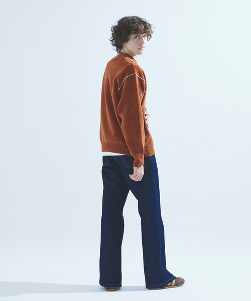 417 EDIFICE（フォーワンセブンエディフィス）の「モールニット カラーリブプルオーバー（ニット/セーター・メンズ・ホワイト/チャコールグレー/ブラック/ブラウン/レッド/グリーン/ブルー系その他・MEDIUM/LARGE）」の15枚目の写真