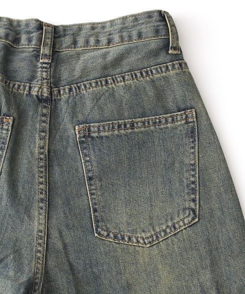 SpRay（スプレイ）の「デニムスタッズストレートパンツ（デニムパンツ・レディース・ブラック/ブルー系その他2・SMALL/MEDIUM）」の8枚目の写真