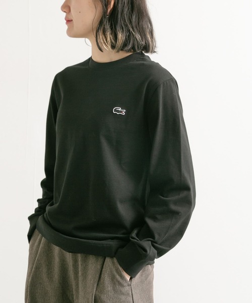 LACOSTE（ラコステ）の「LACOSTE　ロングスリーブTシャツ（Tシャツ/カットソー・レディース・ホワイト/ネイビー/ブラック・2）」の3枚目の写真