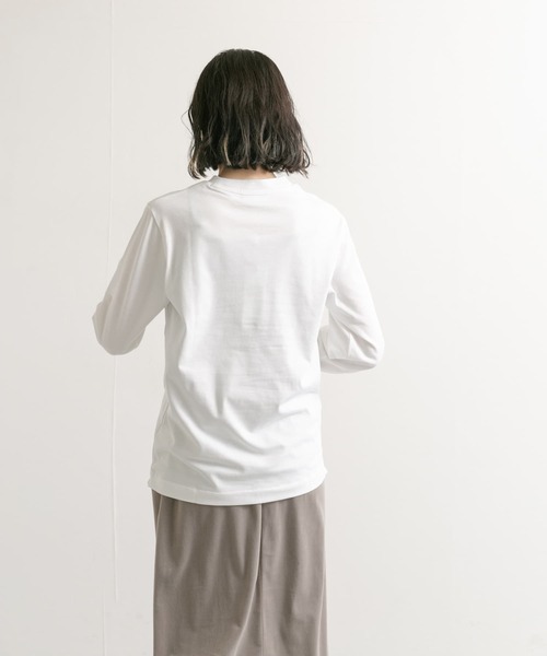 LACOSTE（ラコステ）の「LACOSTE　ロングスリーブTシャツ（Tシャツ/カットソー・レディース・ホワイト/ネイビー/ブラック・2）」の6枚目の写真