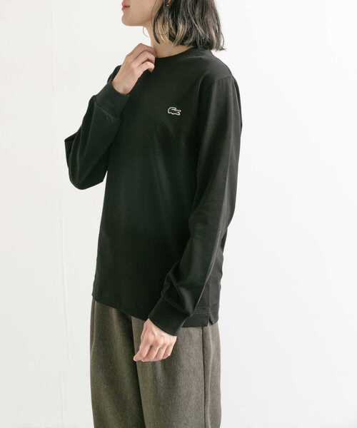 LACOSTE（ラコステ）の「LACOSTE　ロングスリーブTシャツ（Tシャツ/カットソー・レディース・ホワイト/ネイビー/ブラック・2）」の9枚目の写真