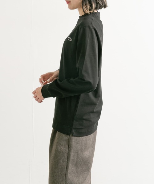 LACOSTE（ラコステ）の「LACOSTE　ロングスリーブTシャツ（Tシャツ/カットソー・レディース・ホワイト/ネイビー/ブラック・2）」の10枚目の写真
