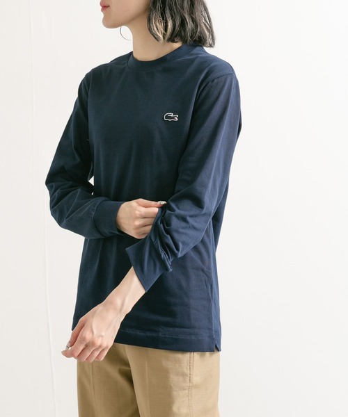 LACOSTE（ラコステ）の「LACOSTE　ロングスリーブTシャツ（Tシャツ/カットソー・レディース・ホワイト/ネイビー/ブラック・2）」の14枚目の写真