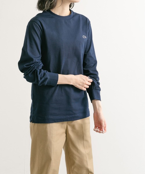 LACOSTE（ラコステ）の「LACOSTE　ロングスリーブTシャツ（Tシャツ/カットソー・レディース・ホワイト/ネイビー/ブラック・2）」の15枚目の写真