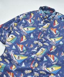 VINTAGE | 【ヴィンテージ古着】90's BIG DOGS 総柄プリント ショートスリーブシャツ(シャツ/ブラウス)