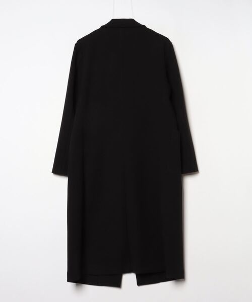 ROBES&CONFECTIONS（ローブスコンフェクションズ）の「Robes & Confections/ローブス&コンフェクションズ/Punch Needle Double Jersey Frock Coat（チェスターコート・レディース・ブラック・1/3）」の3枚目の写真