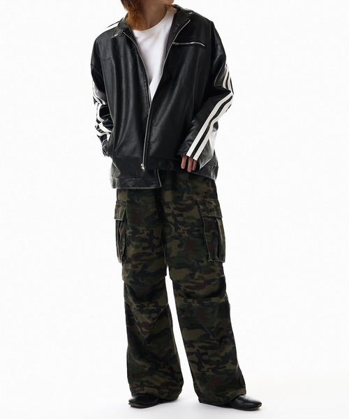 Theater code(シアターコード)の「wide camouflage cargo pants / ワイド カモフラージュ カーゴパンツ(カーゴパンツ・メンズ・カモフラージュ・3/2)」の3枚目の写真
