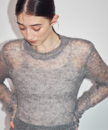 MOCOA'S | 透かし編みニットトップス(ニット/セーター)