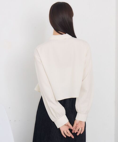 RETRO GIRL(レトロガール)の「斜めフリルSH(シャツ/ブラウス・レディース・グレー系その他/ブルー系その他/ナチュラル・FREE)」の12枚目の写真
