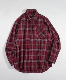 Vintage-like check flannel shirt/ヴィンテージライク レギュラーカラー フランネル シャツ