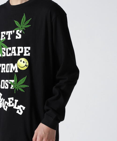 STUD MUFFIN（スタッドマフィン）の「STUD MUFFIN/スタッドマフィン/Let's escape&サガラパッチLS TEE（Tシャツ/カットソー・メンズ・ブラック/ホワイト・2/4/3）」の16枚目の写真