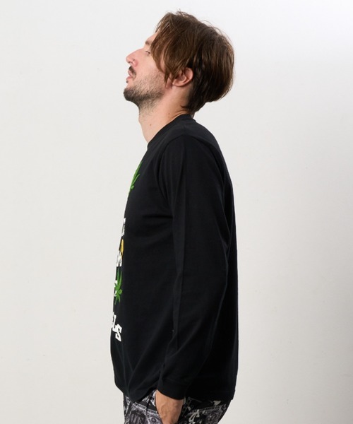 STUD MUFFIN（スタッドマフィン）の「STUD MUFFIN/スタッドマフィン/Let's escape&サガラパッチLS TEE（Tシャツ/カットソー・メンズ・ブラック/ホワイト・2/4/3）」の7枚目の写真