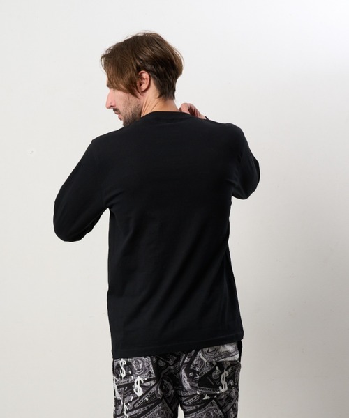 STUD MUFFIN（スタッドマフィン）の「STUD MUFFIN/スタッドマフィン/Let's escape&サガラパッチLS TEE（Tシャツ/カットソー・メンズ・ブラック/ホワイト・2/4/3）」の8枚目の写真