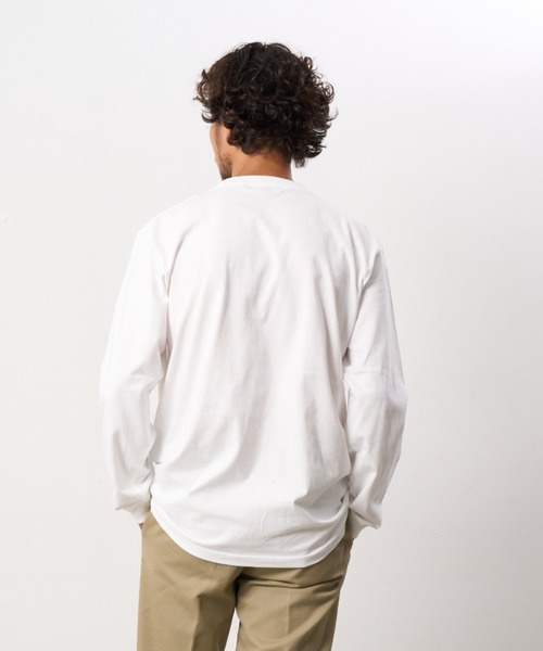 STUD MUFFIN（スタッドマフィン）の「STUD MUFFIN/スタッドマフィン/Let's escape&サガラパッチLS TEE（Tシャツ/カットソー・メンズ・ブラック/ホワイト・2/4/3）」の4枚目の写真