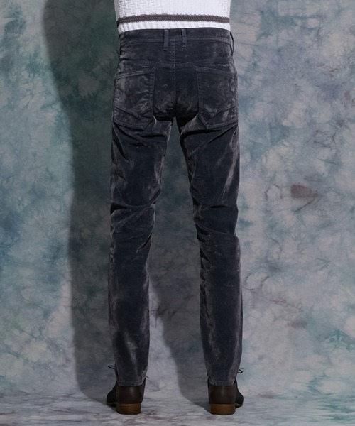 HIDEAWAYS NICOLE（ハイダウェイニコル）の「フロッキープリントデニムパンツ（デニムパンツ・メンズ・ブラック/グレー・X-LARGE/LARGE/MEDIUM/SMALL）」の16枚目の写真