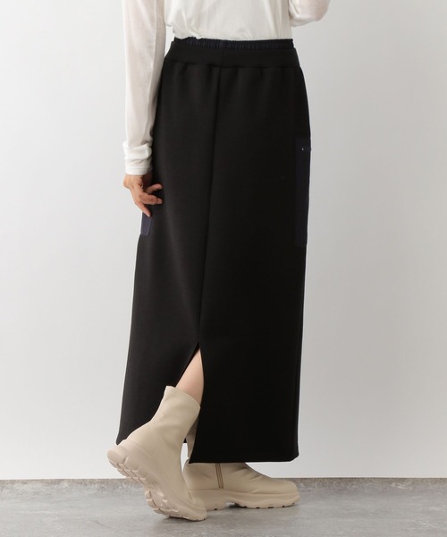 LEPSIM（レプシィム）の「Wウエスト異素材スカート　134266（スカート・レディース・ブラック/チャコールグレー/アイボリー・FREE）」の10枚目の写真