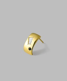 4℃(ヨンドシー)の【The Tidal】シルバー ピアス/片耳用(ピアス(片耳用))