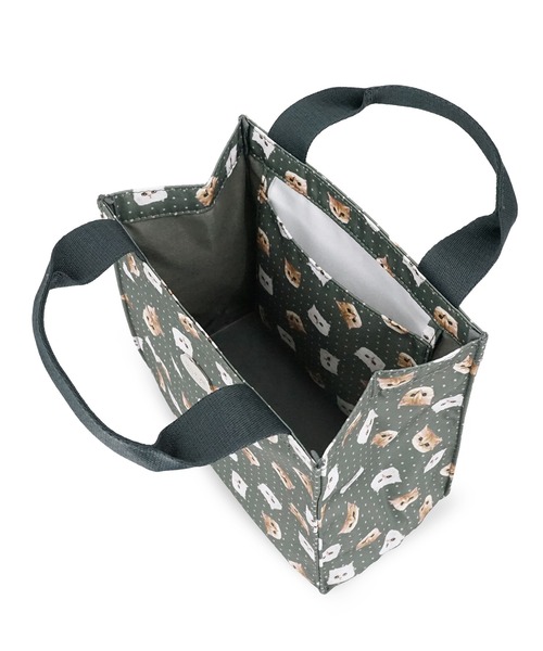 PAUL & JOE ACCESSOIRES（ポールアンドジョーアクセソワ）の「PAUL & JOE ACCESSOIRES (ポール＆ジョーアクセソワ)ランチトートバッグ サブバッグ PJA-1155 ジプシー＆ヌネット総柄（トートバッグ・レディース・ブルー/グレー/オレンジ・FREE）」の9枚目の写真