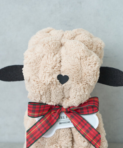 BIRTHDAY BAR(バースデイバー)の「TOWEL POODLE プードルのタオル(ハンカチ/ハンドタオル・レディース・アイボリー/ブラウン・0)」の10枚目の写真