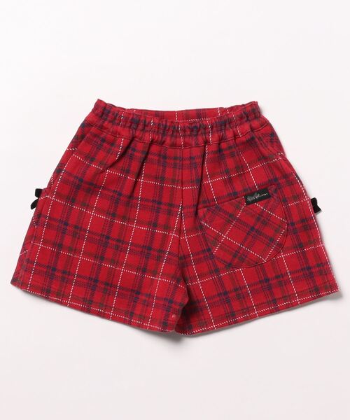 KP(ケーピー)の「チェックスカート風キュロット(90~140)(その他パンツ・キッズ・レッド/ブラウン・90cm/100cm/110cm/120cm/130cm/140cm)」の7枚目の写真