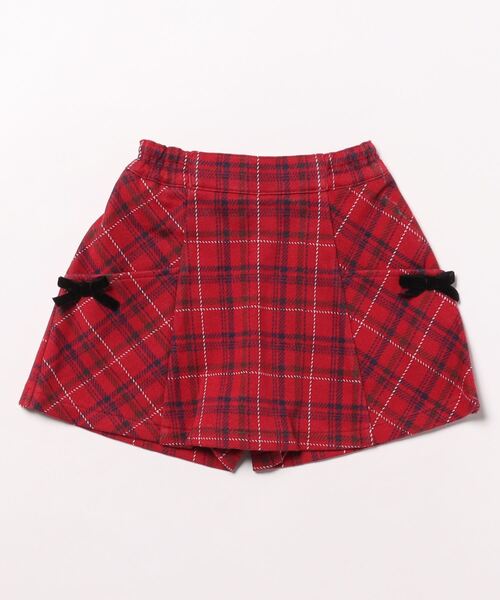 KP(ケーピー)の「チェックスカート風キュロット(90~140)(その他パンツ・キッズ・レッド/ブラウン・90cm/100cm/110cm/120cm/130cm/140cm)」の19枚目の写真